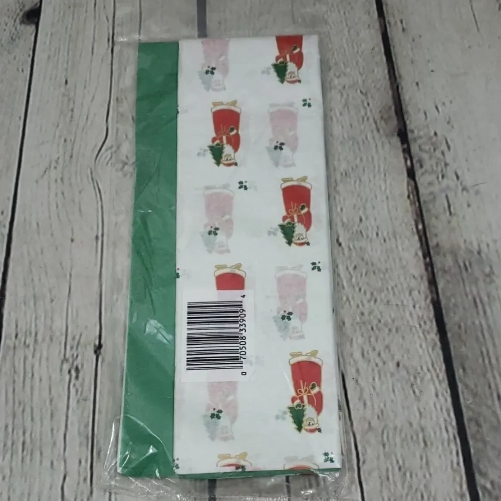 NWT Vintage Cleo Christmas Santa Gift Wrap